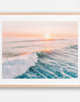 Yallingup, Margaret River Region, WA. Aerial photography print by Salty Wings in a Raw Oak Deep Set Frame, landscape (SW2263)