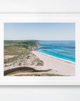 Wilyabrup, Margaret River Region, WA. Aerial photography print by Salty Wings in a white Classic Frame, landscape (SW2267)