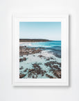 Redgate, Margaret River Region, WA. Aerial photography print by Salty Wings in a white Classic Frame, portrait (SW2269)
