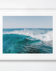 Margaret River, Margaret River Region, WA. Aerial photography print by Salty Wings in a white Classic Frame, landscape (SW2271)