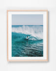 Margaret River, Margaret River Region, WA. Aerial photography print by Salty Wings in a Raw Oak Deep Set Frame, portrait (SW2271)