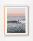 Margaret River, Margaret River Region, WA. Aerial photography print by Salty Wings in a Raw Oak Deep Set Frame, portrait (SW2273)