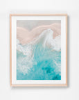 Wilyabrup, Margaret River Region, WA. Aerial photography print by Salty Wings in a Raw Oak Deep Set Frame, portrait (SW2333)