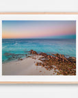 Point Piquet, Margaret River Region, WA. Aerial photography print by Salty Wings in a Raw Oak Deep Set Frame, landscape (SW2341)