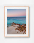 Point Piquet, Margaret River Region, WA. Aerial photography print by Salty Wings in a Raw Oak Deep Set Frame, portrait (SW2341)