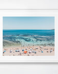 Yallingup, Margaret River Region, WA. Aerial photography print by Salty Wings in a white Classic Frame, landscape (SW2404)