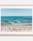Yallingup, Margaret River Region, WA. Aerial photography print by Salty Wings in a Raw Oak Deep Set Frame, landscape (SW2404)