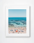 Yallingup, Margaret River Region, WA. Aerial photography print by Salty Wings in a white Classic Frame, portrait (SW2404)