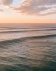 Lennox Head sunrise aerial photography print — Salty Wings