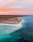 Turquoise Bay aerial photography print — Salty Wings