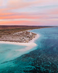 Turquoise Bay aerial photography print — Salty Wings