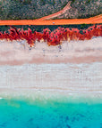 James Price Point, Broome, The Kimberley, Western Australia. Red Pindan, Blue Ocean.