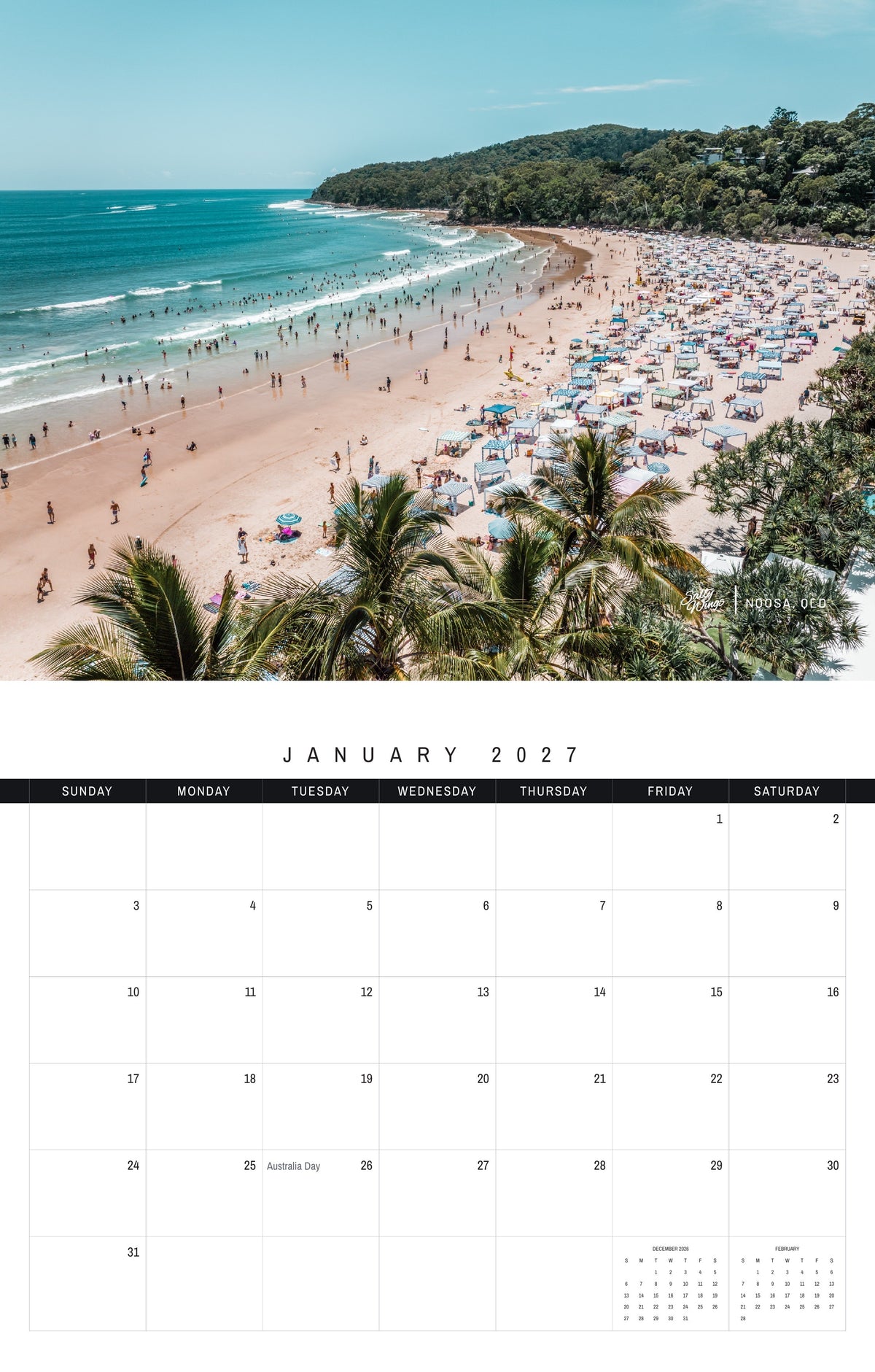 2027 Wall Calendar - Australia Edition
