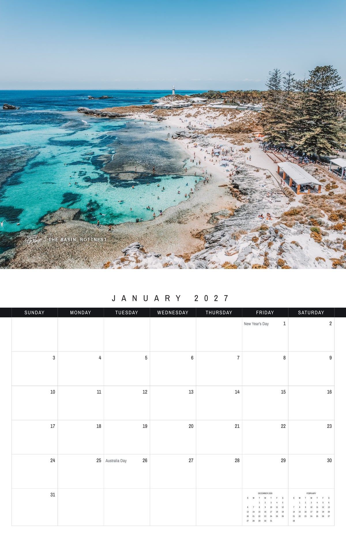 2027 Wall Calendar - Western Australia Edition