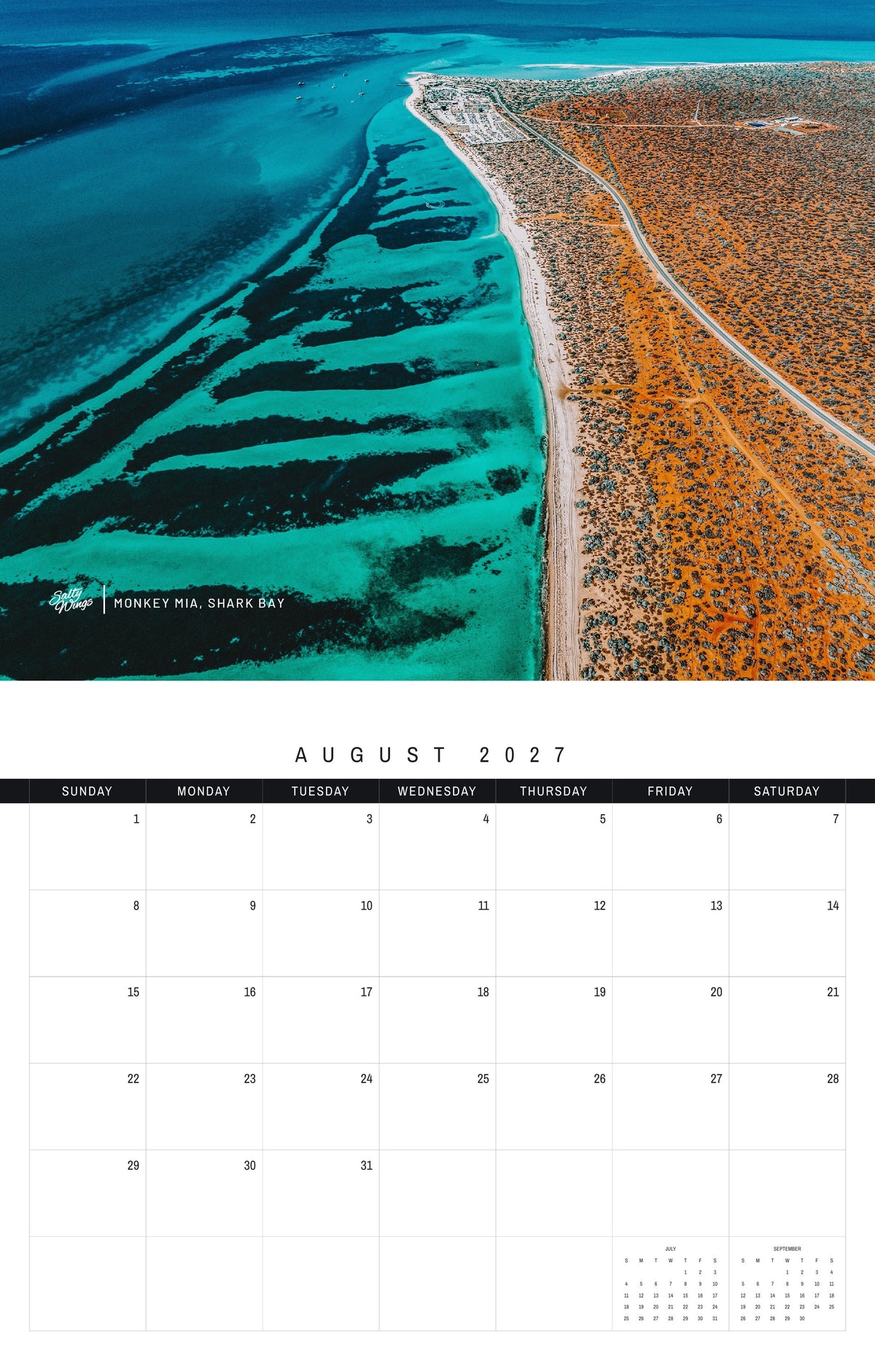 2027 Wall Calendar - Western Australia Edition