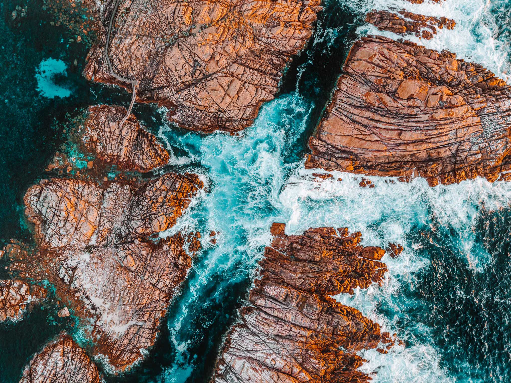 Canal Rocks Aerial Print | Salty Wings