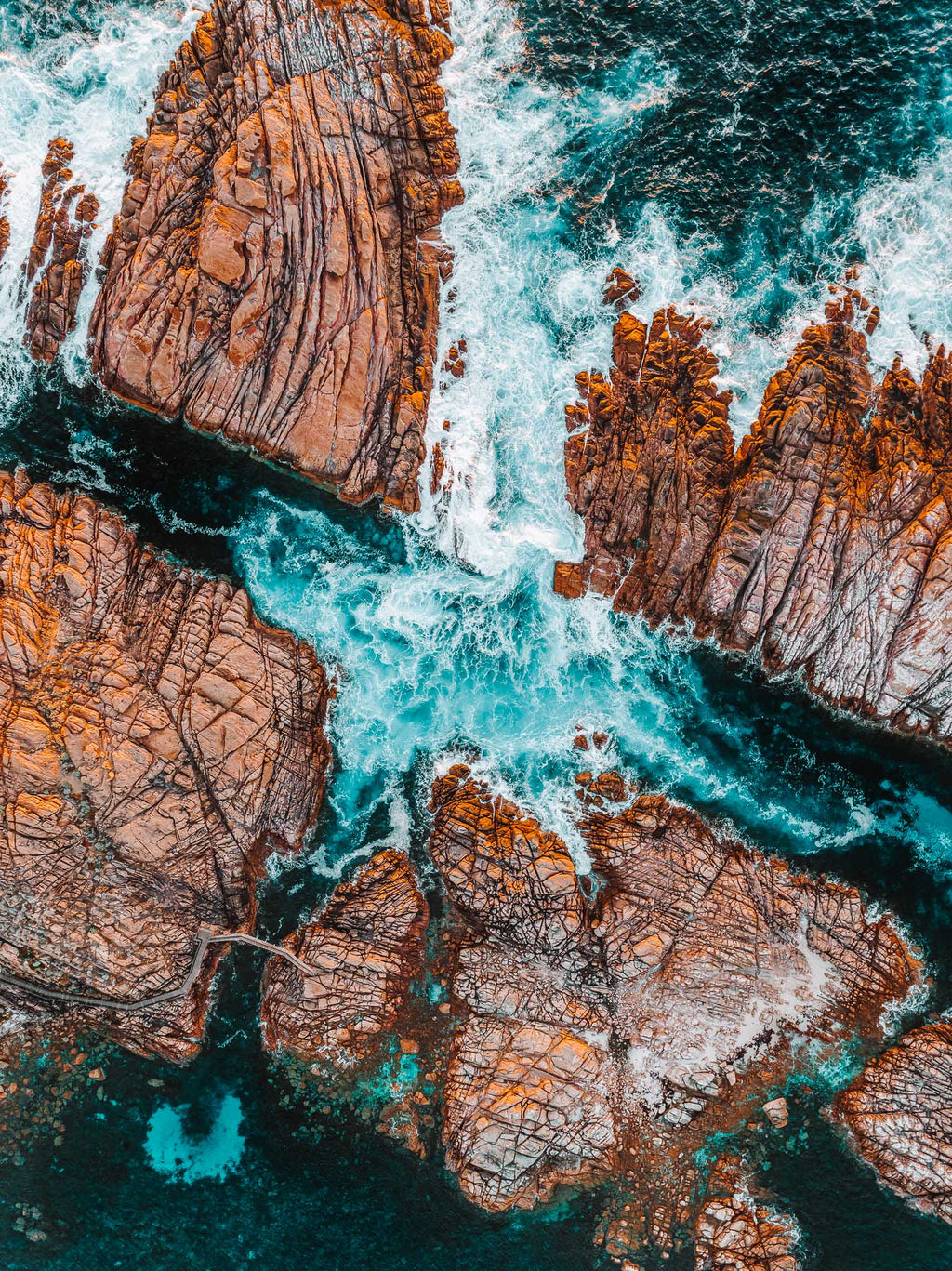 Canal Rocks Aerial Print | Salty Wings