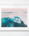 Margaret River, Margaret River Region, WA. Aerial photography print by Salty Wings in a white Classic Frame, landscape (SW2268)