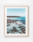 Redgate, Margaret River Region, WA. Aerial photography print by Salty Wings in a Raw Oak Deep Set Frame, portrait (SW2269)