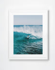 Margaret River, Margaret River Region, WA. Aerial photography print by Salty Wings in a white Classic Frame, portrait (SW2271)