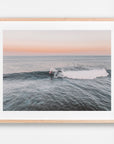 Margaret River, Margaret River Region, WA. Aerial photography print by Salty Wings in a Raw Oak Deep Set Frame, landscape (SW2273)