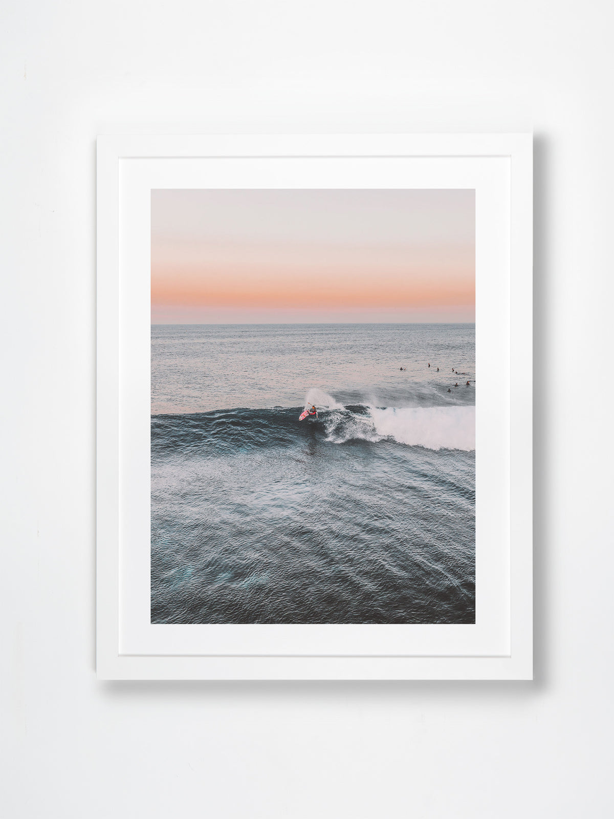 Margaret River, Margaret River Region, WA. Aerial photography print by Salty Wings in a white Classic Frame, portrait (SW2273)