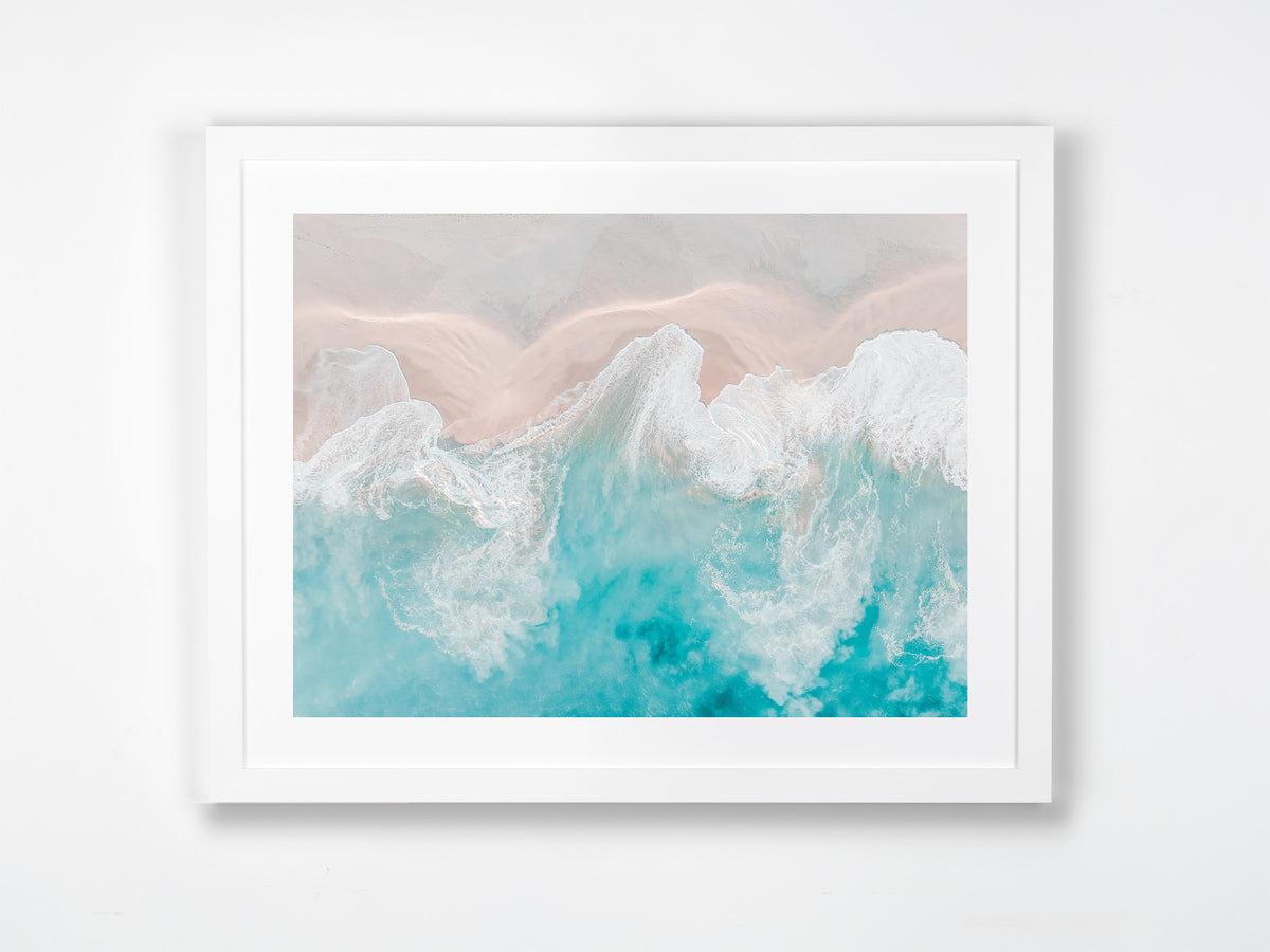 Wilyabrup, Margaret River Region, WA. Aerial photography print by Salty Wings in a white Classic Frame, landscape (SW2333)