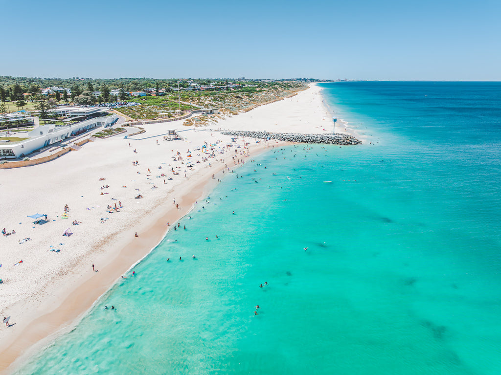 City Beach Aerial Print | Salty Wings