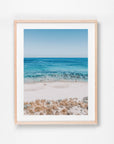 Swanbourne, Perth, WA. Aerial photography print by Salty Wings in a Raw Oak Deep Set Frame, portrait (SW2414)