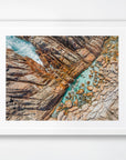 Wyadup, Yallingup, Margaret River Region, WA. Aerial photography print by Salty Wings in a white Classic Frame, landscape (SW2430)