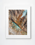 Wyadup, Yallingup, Margaret River Region, WA. Aerial photography print by Salty Wings in a white Classic Frame, portrait (SW2430)