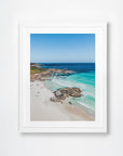Redgate, Margaret River, Margaret River Region, WA. Aerial photography print by Salty Wings in a white Classic Frame, portrait (SW2457)