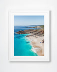Wyadup, Yallingup, Margaret River Region, WA. Aerial photography print by Salty Wings in a white Classic Frame, portrait (SW2459)