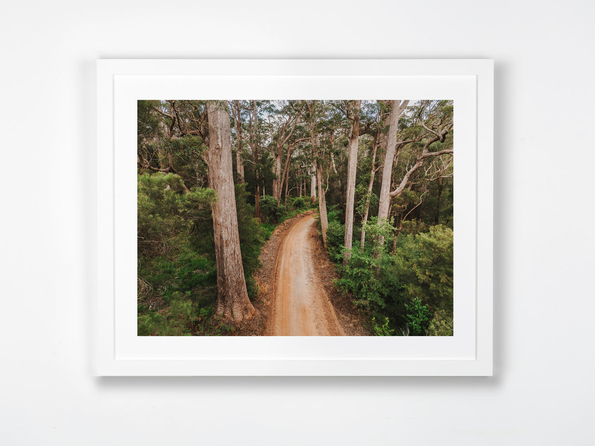 Walpole, South Coast, WA. Aerial photography print by Salty Wings in a white Classic Frame, landscape (SW2464)