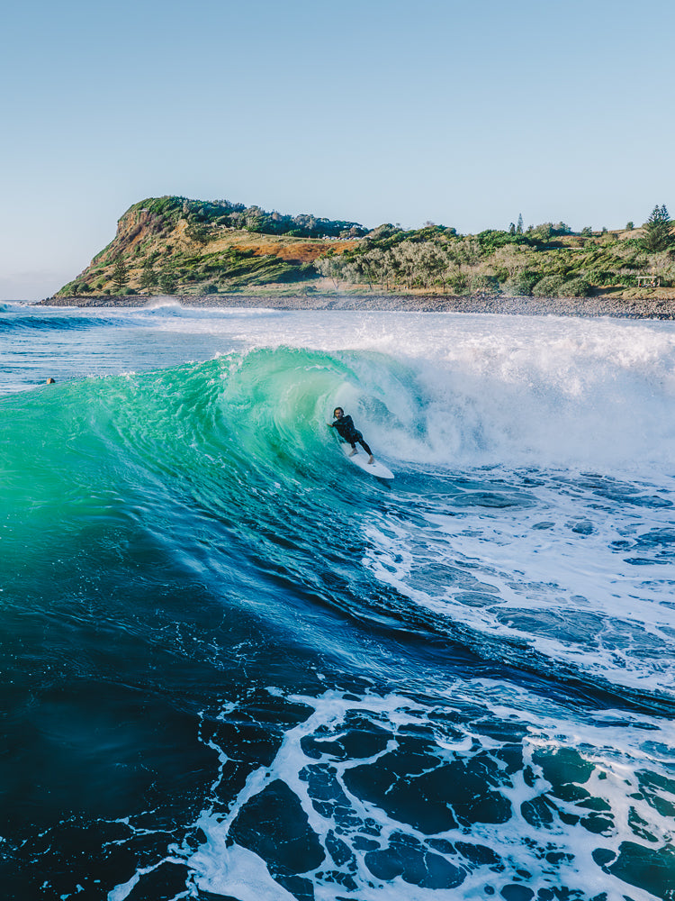 Lennox Head, Ballina, Northern Rivers, NSW. Aerial photography print by Salty Wings, portrait (SW2519)