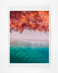 In Stock - SW0973 - Cape Leveque - 80cm x 60cm / Canvas - Stretched with Profile Frame / White / Portrait