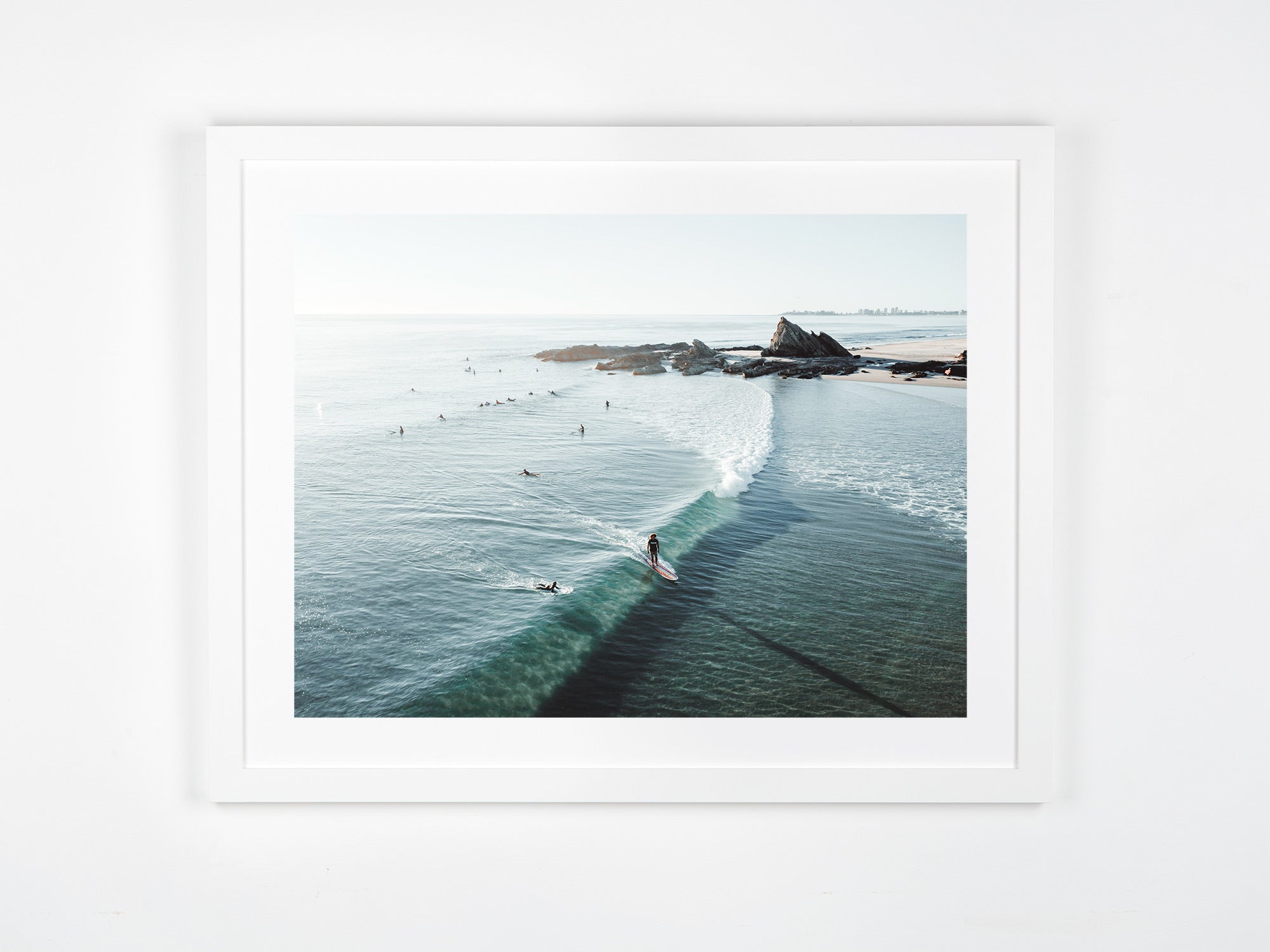 In Stock - SW1331 - Currumbin Alley - 120cm x 90cm / Fine Art Paper - Classic Frame / White / Landscape