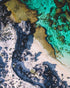 Rottnest, WA. Aerial photography print by Salty Wings, portrait (SW0557)