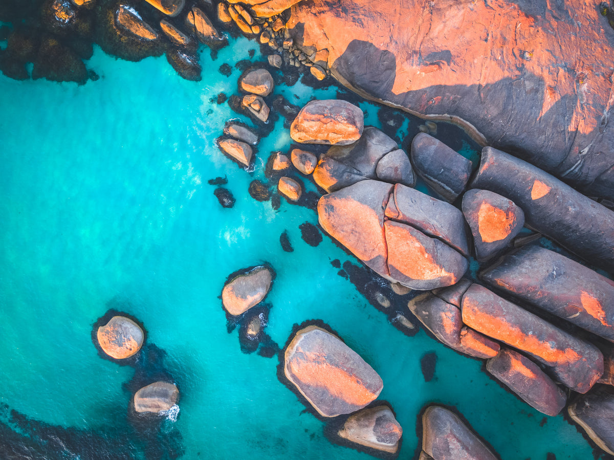 Elephant Rocks Posters Elephant Rocks Aerial Print | Salty Wings