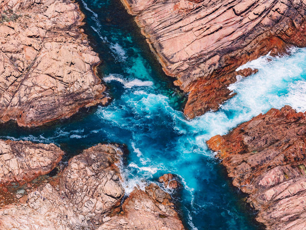 Canal Rocks Aerial Print | Salty Wings