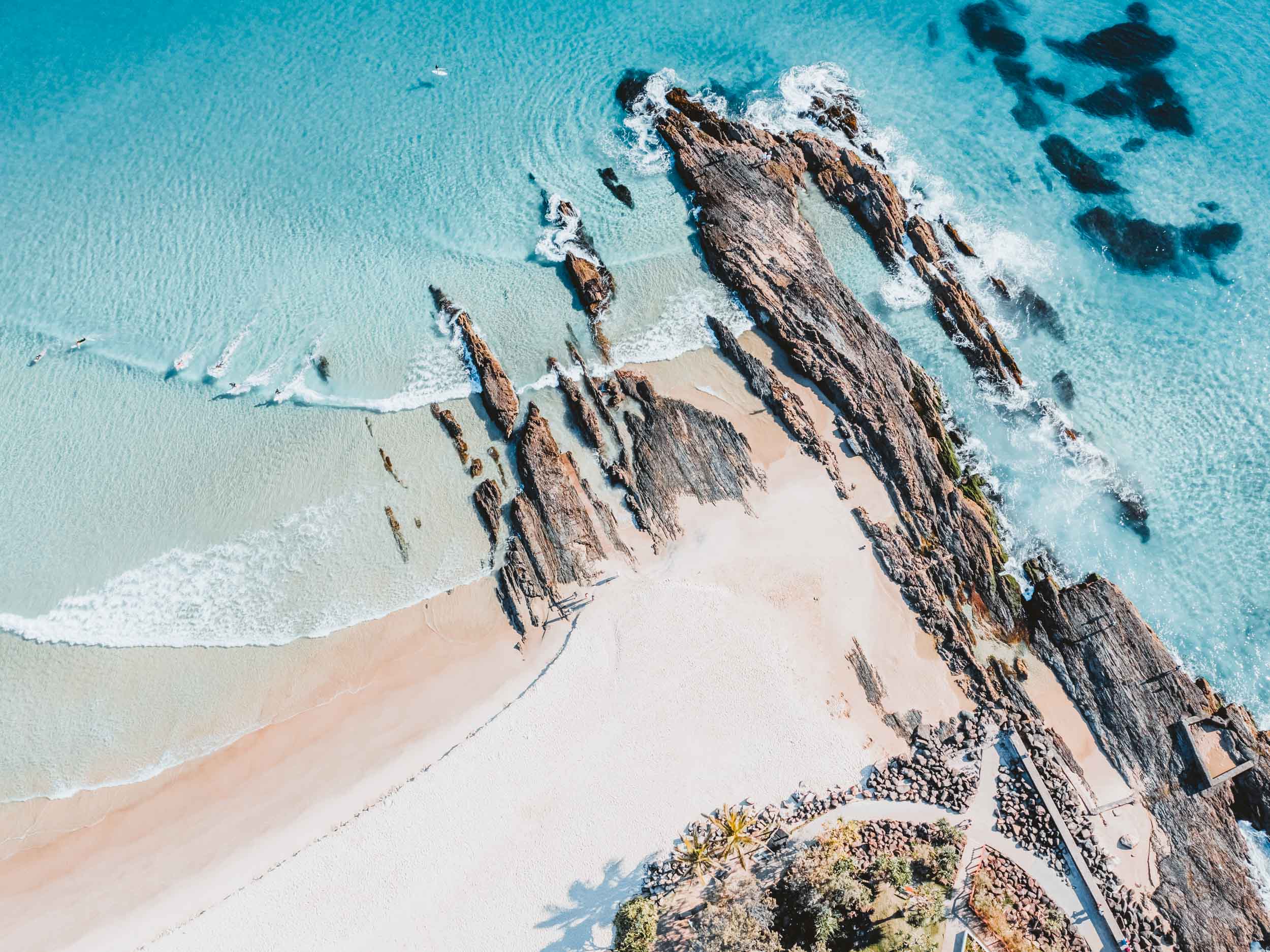 Snapper Rocks Aerial Print | Salty Wings