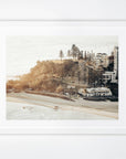 IN STOCK - SW1389 - Rainbow Bay - 60cm x 45cm / Fine Art Paper - Classic Frame / White / Landscape