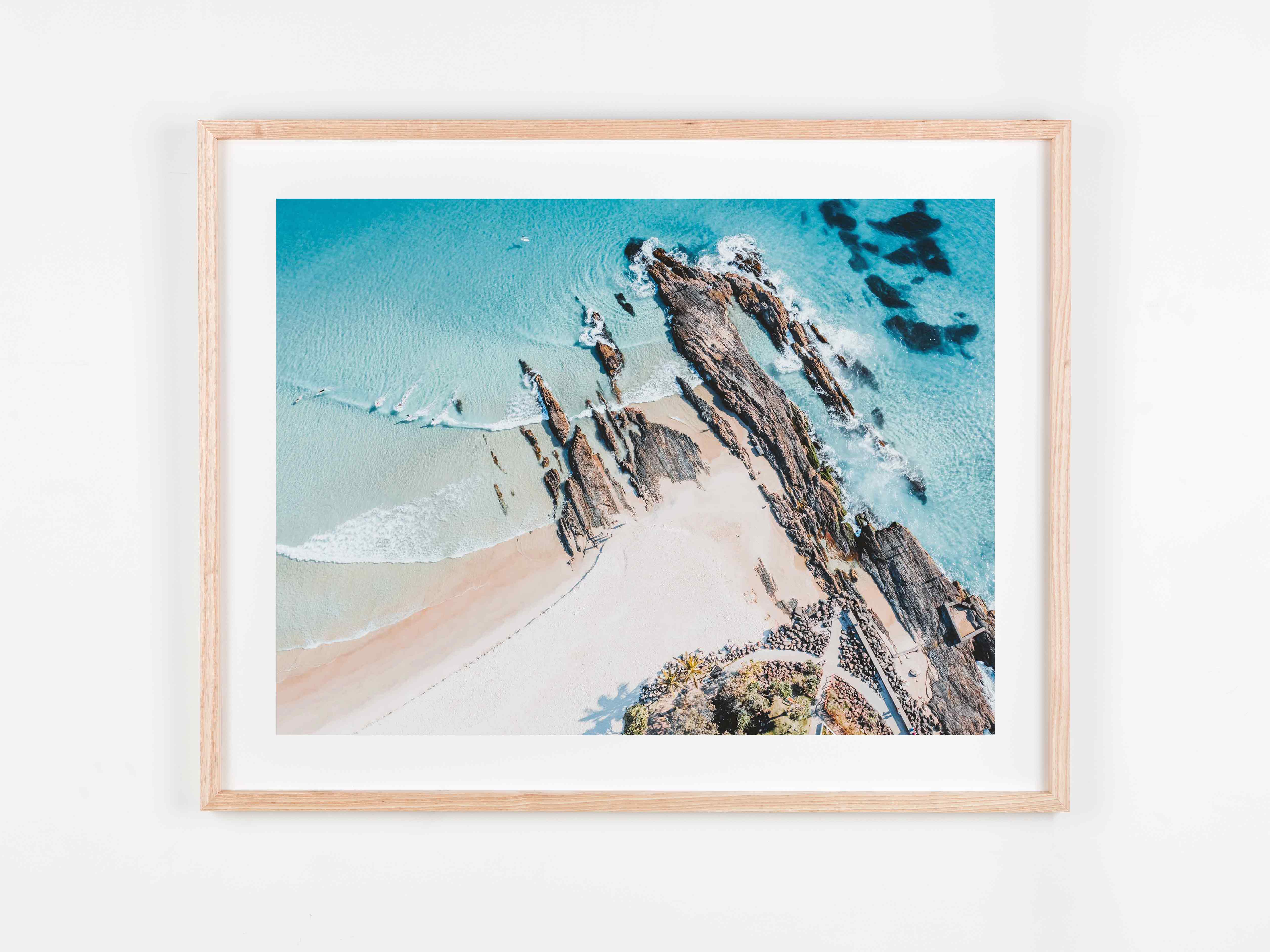 Snapper Rocks Aerial Print | Salty Wings